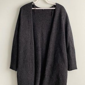 COS Grey Long Cardigan Jacket